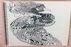 简单黑白画